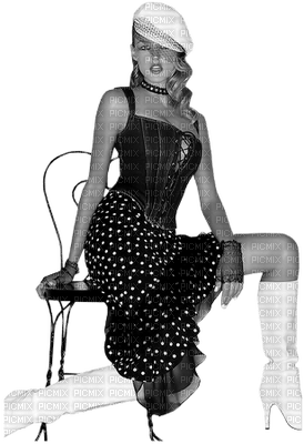 woman polka dot bp - ücretsiz png