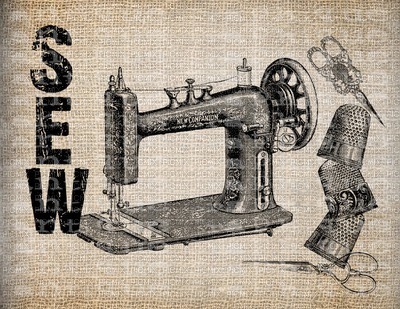 vintage sewing machine bp - kostenlos png