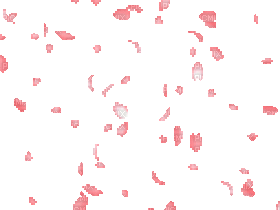 pink petals falling - Animovaný GIF zadarmo