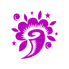 deco violet purple laurachan - 免费PNG