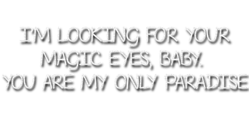..:::Text-I'm looking for your magic eyes:::.. - nemokama png