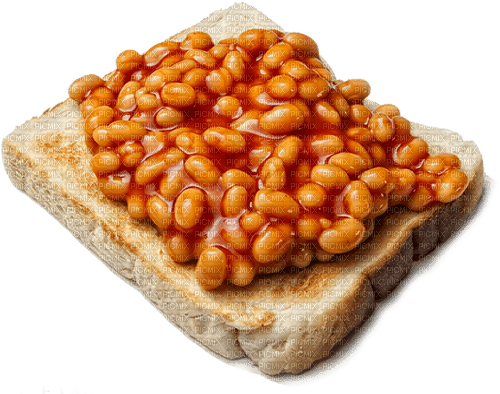 beans on toast - nemokama png