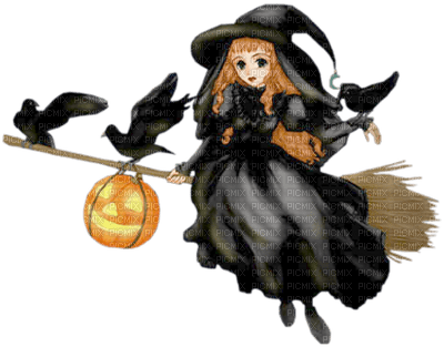 witch_ halloween_sorcière___BlueDREAM 70 - 免费PNG