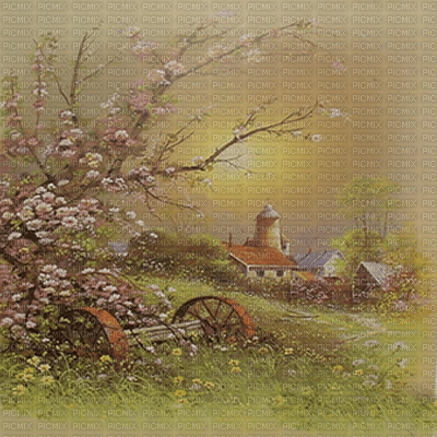 fondo paisaje  primavera verano dubravka4 - 無料png