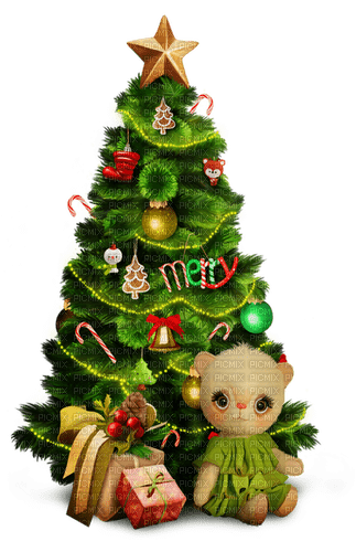 Árbol de navidad - kostenlos png