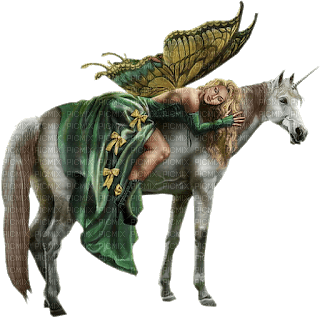 unicorn fairy fantasy laurachan - PNG gratuit