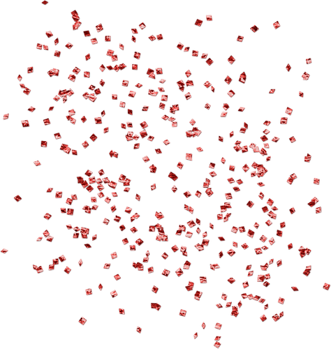 Red Confetti ⭐ @𝓑𝓮𝓮𝓻𝓾𝓼 - 免费PNG