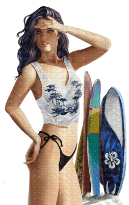 femme woman frau beauty tube human person people beach plage summer ete - 免费PNG