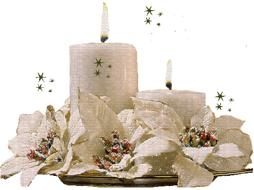 Kerzen, Weihnachten - Безплатен анимиран GIF