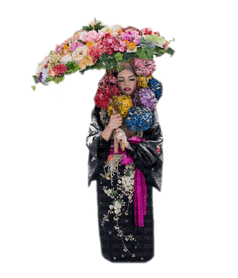 mujer con paraguas by EstrellaCristal - фрее пнг