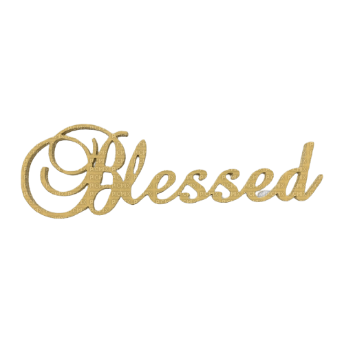 Kaz_Creations Text-Blessed - png ฟรี