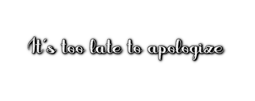 It's too late to apologize 🏵asuna.yuuki🏵 - png gratis