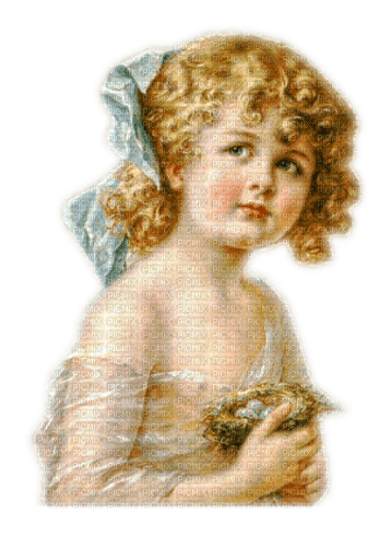 sm3 victorian vintage easter girl child - 無料png