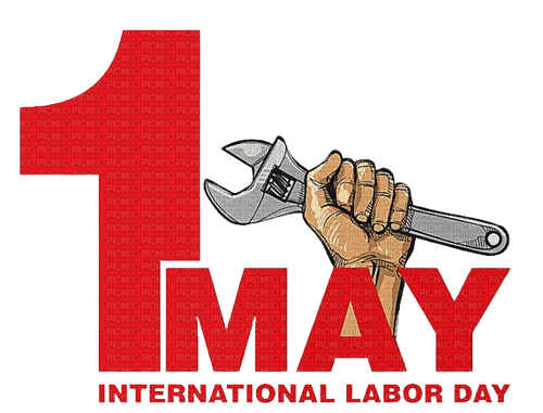 May 1st.Labor day.Text.Victoriabea - zdarma png