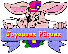 joyeuses pâques - 免费动画 GIF