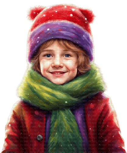loly33 enfant hiver - png gratuito