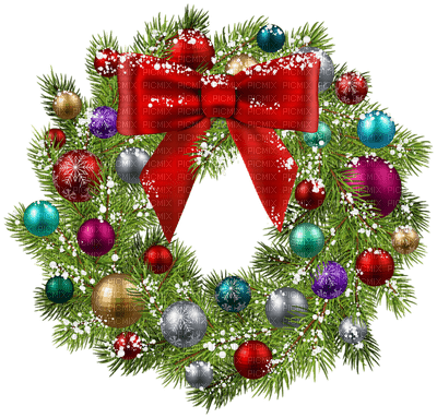 Christmas wreath - gratis png