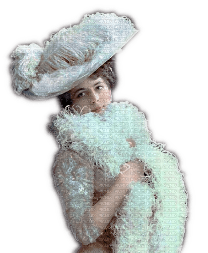 Rena white Winter Woman Vintage Frau - png gratuito