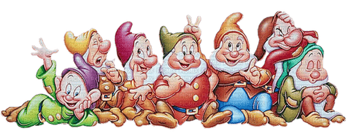 de sju dvärgarna---the seven dwarfs cartoons - PNG gratuit