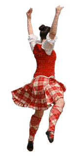 Kaz_Creations  Scottish Woman Femme Girl Dancing Dancer - ilmainen png