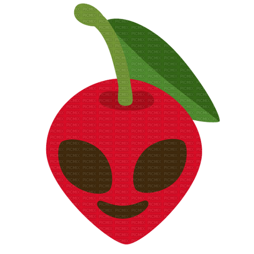 Emoji Kitchen alien cherry - ingyenes png
