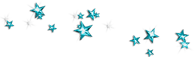 soave deco christmas scrap year stars teal - png grátis