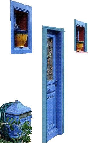 Tür mit Fenster - 免费动画 GIF