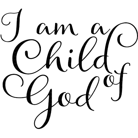 Kaz_Creations Text-I-am-a-Child-Of-God - 無料png