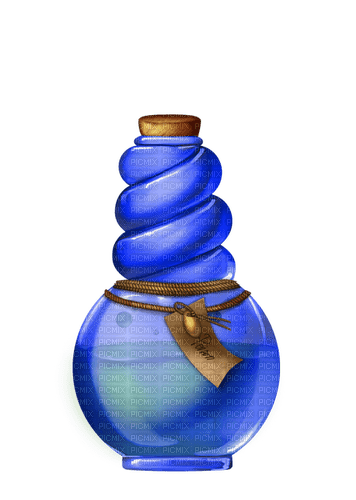 Bottle.Potion.Magic.Blue - kostenlos png