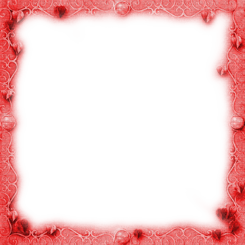 Red - Frame - By KittyKatLuv65 - png gratuito