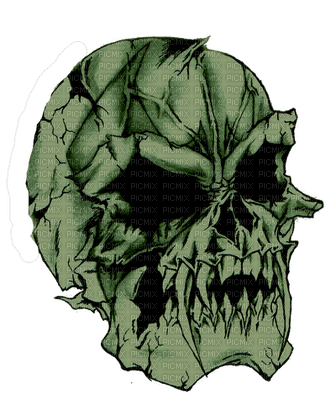 Gothic skull by nataliplus - ilmainen png