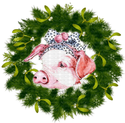 New Year pig by nataliplus - ilmainen png