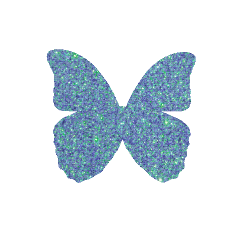 sparkly blue butterfly - Darmowy animowany GIF
