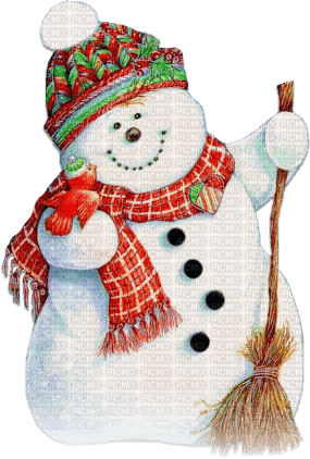 soave deco winter christmas snowman red green - ilmainen png