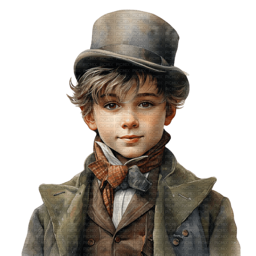 Victorian boy. Leila - kostenlos png