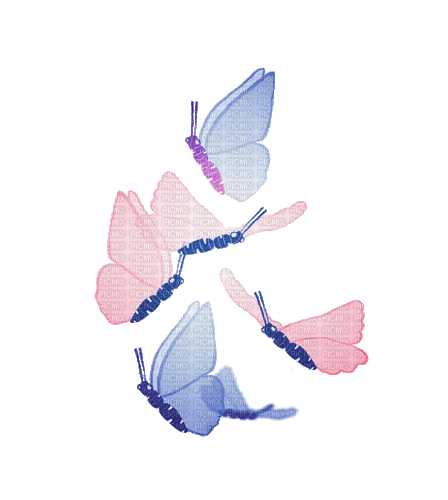 бабочка - Nemokamas animacinis gif