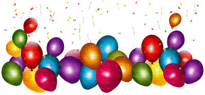 Kaz_Creations Colours Balloons - PNG gratuit