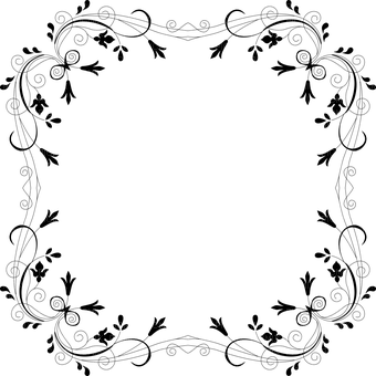 MMarcia-frame cadre floral - 免费PNG