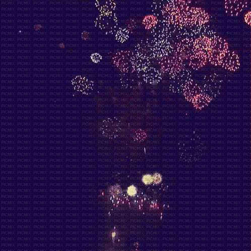 Background Fireworks - Animovaný GIF zadarmo