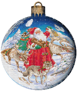 Christmas decoration - GIF animasi gratis