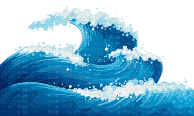 waves vagues - gratis png