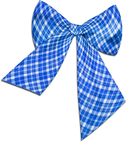 soave deco bow christmas blue - gratis png