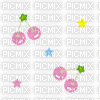 Cherries webcore kawaii background pink - GIF animado grátis