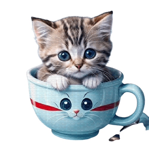 café chats - nemokama png