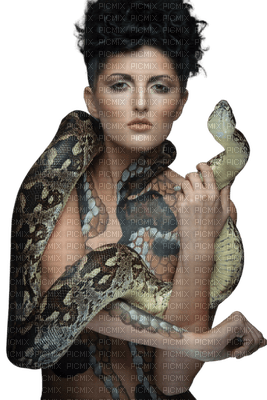 mujer y serpiente by EstrellaCristal - ücretsiz png