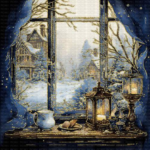 background, hintergrund, winter, window, room - GIF animé gratuit