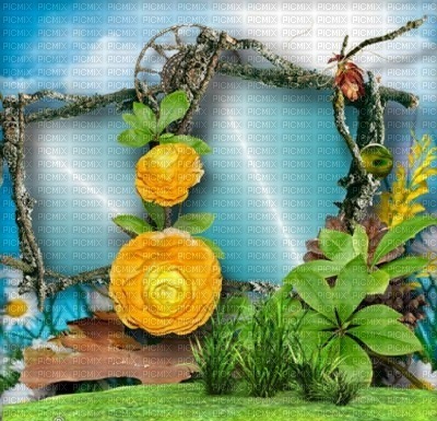 spring_summer background - PNG gratuit