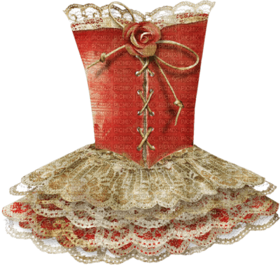 cecily-corset orange or - Free PNG