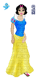 Pixel Snow White - Besplatni animirani GIF