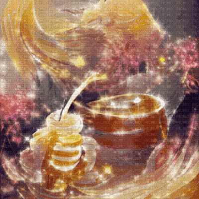 Honey Animated Background - GIF animé gratuit